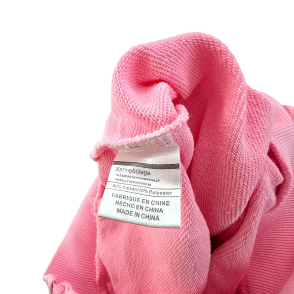 Spring&Gege Girls Solid Classic Hoodies Soft Hooded Full Zip Sweatshirts for Chi - Picture 5 of 6